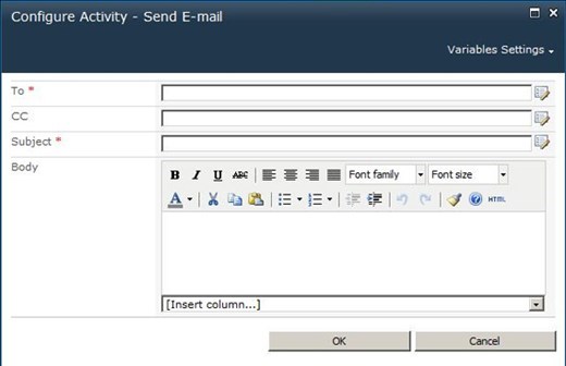 Send workflow with SharePoint workflow. 