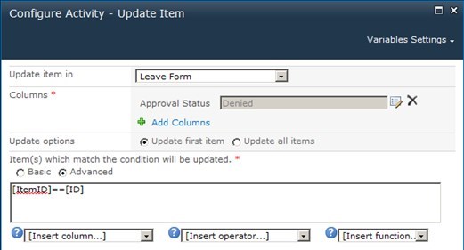 SharePoint workflow denied 